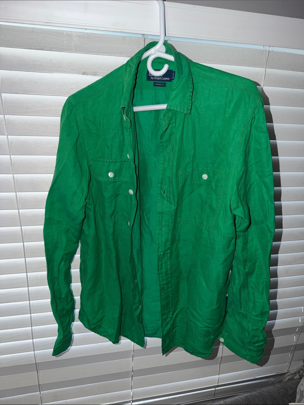 Polo by Ralph Lauren Emerald Green Lightweight Shirt Jacket